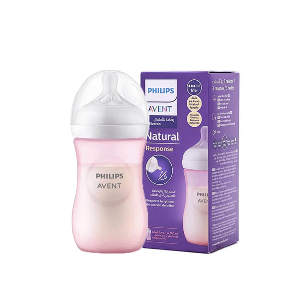 Philips Avent Natural Baby Bottle Soft Wide Nipple Anti-Colic 260 ml 1+ Months