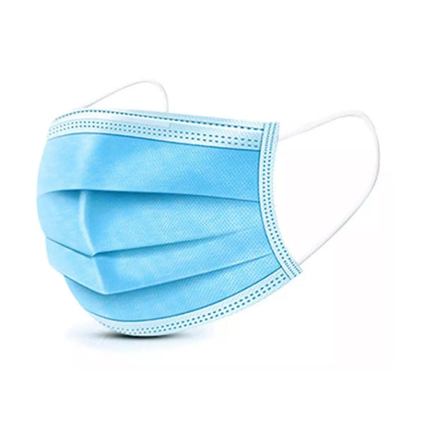 Channelmed Disposable 3-Layer Face Masks Ear Loop Adult 50 Pieces