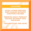 Cantu Moisturizing Shampoo with Shea Butter, Sulfate-Free Formula, 400 ml