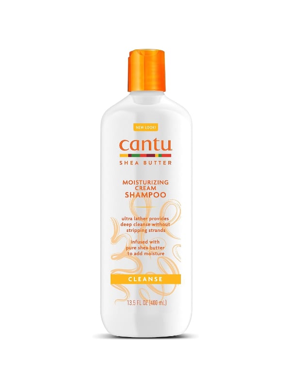 Cantu Moisturizing Shampoo with Shea Butter, Sulfate-Free Formula, 400 ml