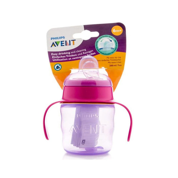 Philips Avent Classic Cup Leak-Proof Valve Handles BPA-Free 200ml +6 Months