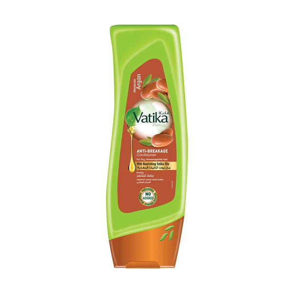 Vatika Argan Oil Conditioner for Dry, Damaged Hair, Moisturising and Softening, 400 ml
