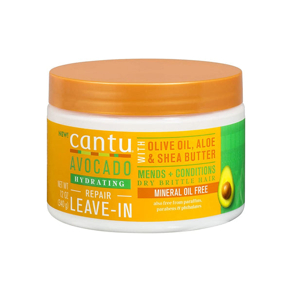 Cantu Avocado Leave-In Conditioning Cream Shea Butter Avocado Oil 340g
