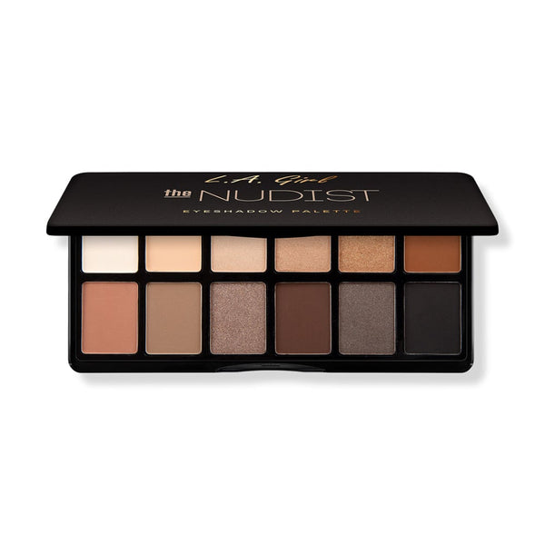 L.A. Girl The Nudist Eyeshadow Palette Matte Satin Metallic 12 Shades GES418