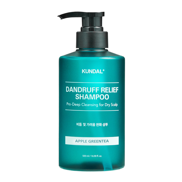 Kundal Dandruff Relief Shampoo Apple Green Tea Scalp-Cleansing Formula 500 ml