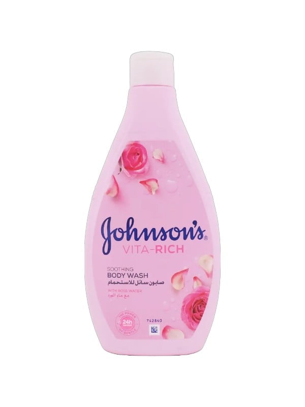 Johnson's Vita Rich Body Wash Rose Water and Glycerin 400 ml
