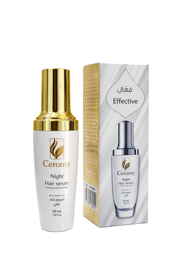 Ceromy Night Hair Serum Hydrating Anti-Frizz 50 ml