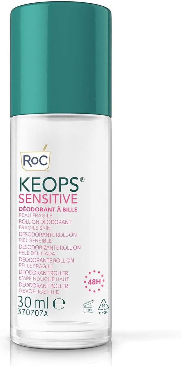 RoC KEOPS Sensitive Roll-On Deodorant Aloe Vera Fragrance-Free 30 ml