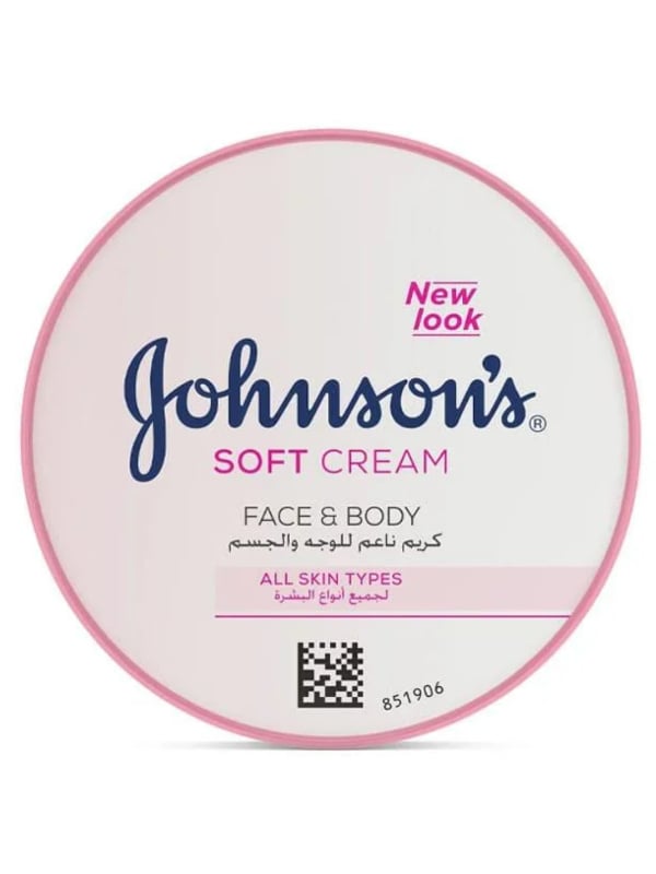 Johnson's Soft Cream Face and Body Moisturizer Glycerin 200 ml