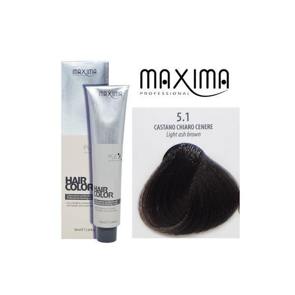 Maxima Hair Color Light Ash Brown Nourishing Hair Dye 100ml