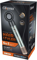 Okema Professional Hair Styler 6-in-1 OK1800 Multi-Function Hair Dryer, Curler and Straightener