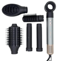 Okema Professional Hair Styler 6-in-1 OK1800 Multi-Function Hair Dryer, Curler and Straightener