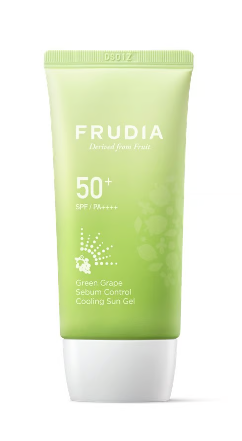 Frudia Green Grape Sebum Control Cooling Sun Gel SPF50+ UVA/UVB 50g