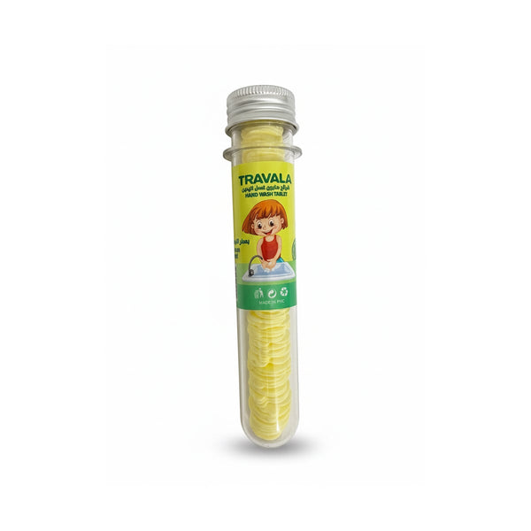 Travala Tube Paper Soap Sheets Lemon