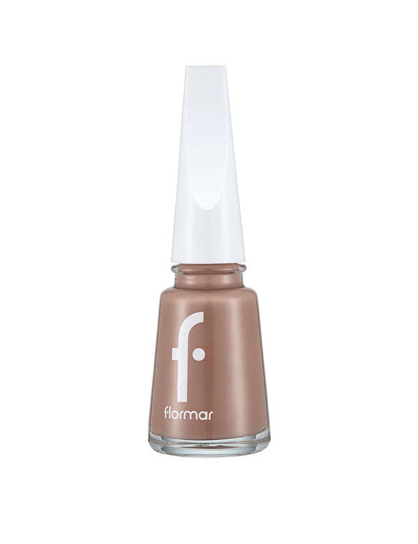 Flormar Nail Polish Caramel Latte 472 Quick-Drying Long-Lasting Finish