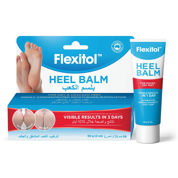 Flexitol Heel Balm Cream Moisturizer with Urea for Dry, Rough Heels 56 g