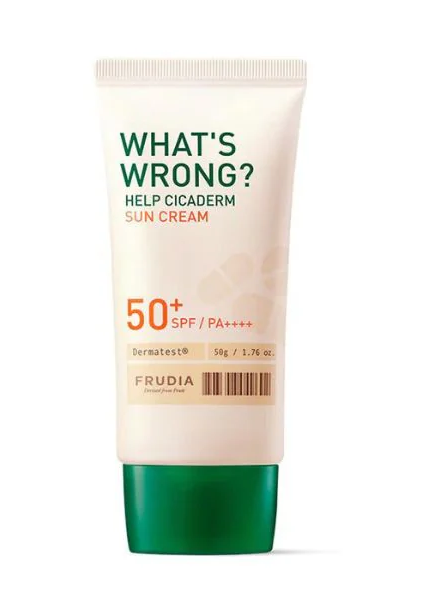 Frudia What's Wrong Help Cicaderm Sun Cream SPF 50+ PA++++ Moisturizing 50g
