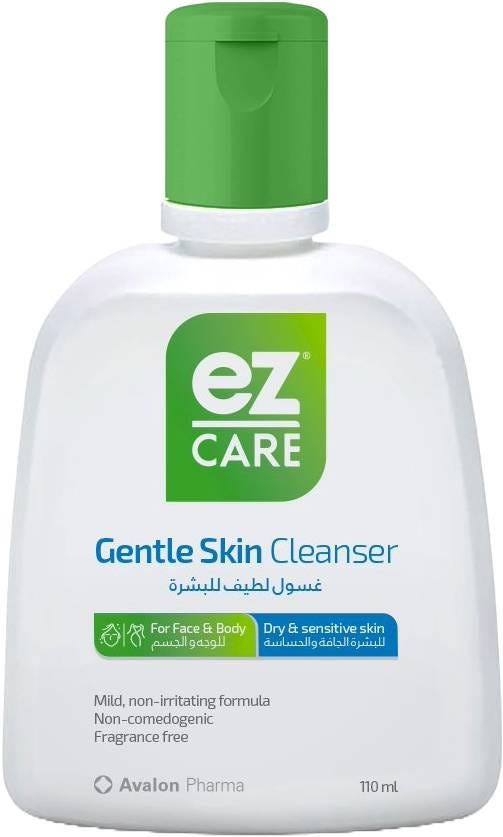 Ez Care Gentle Skin Cleanser Liquid Fragrance-Free Sensitive Skin 110 ml