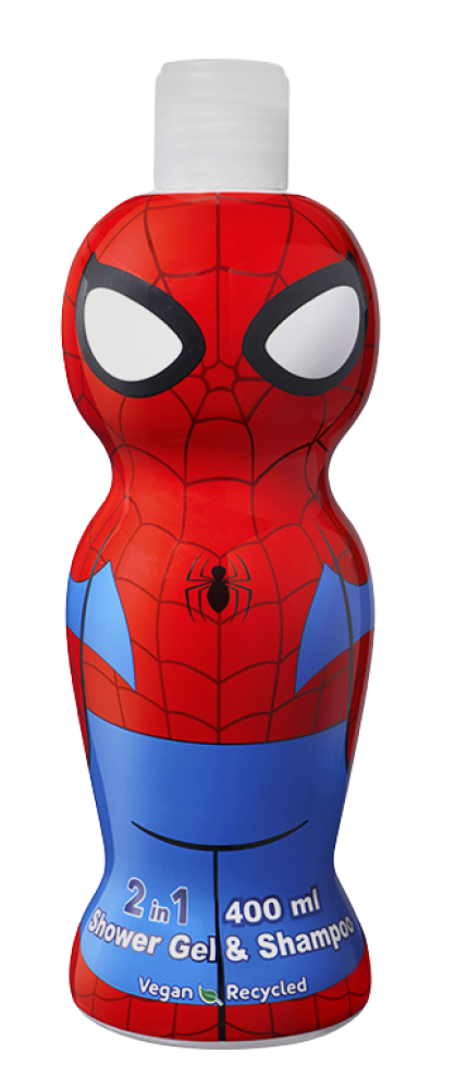 Marvel Spiderman 2-in-1 Shampoo and Shower Gel Refreshing Scent