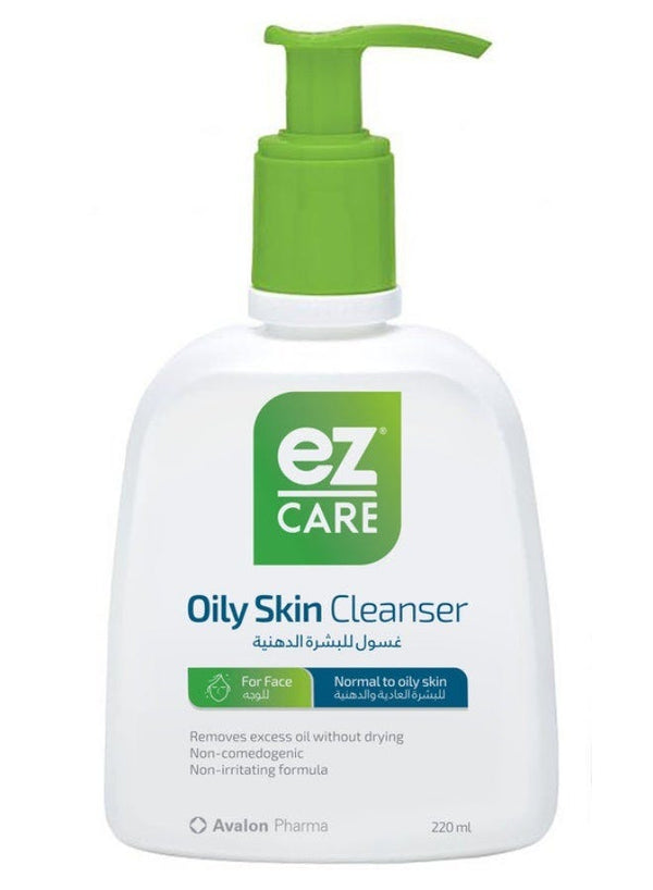 Ez Care Oily Skin Cleanser Liquid with Vitamin B5, Fragrance-Free, Soap-Free, 110 ml