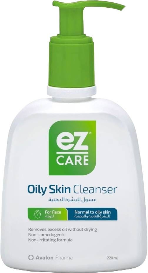 Ez Care Oily Skin Cleanser Liquid Face Wash with Sodium Lauryl Sarcosinate 220 ml