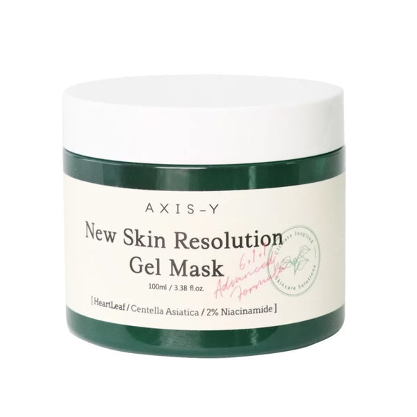 AXIS-Y New Skin Resolution Gel Mask with 2% Niacinamide and Heartleaf 100ml