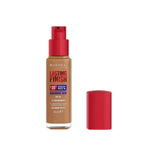 Rimmel London Lasting Finish Foundation Natural Finish Hyaluronic Acid Warm Toffee 30 ml