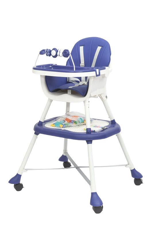 Baby Love Multi Functional Baby High Chair Adjustable Blue 33CY8B
