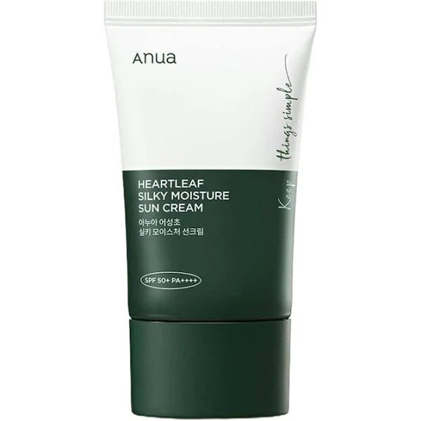 Anua Heartleaf Silky Moisture Suncream SPF50+ PA++++ 50ml