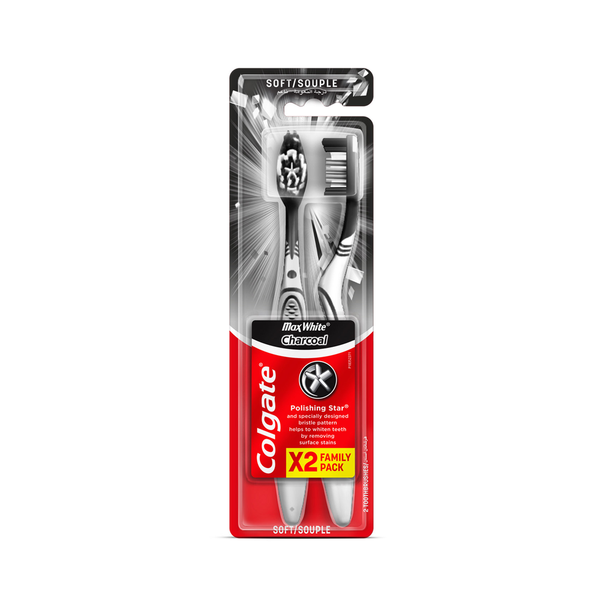 Colgate Max White Charcoal Soft Toothbrush