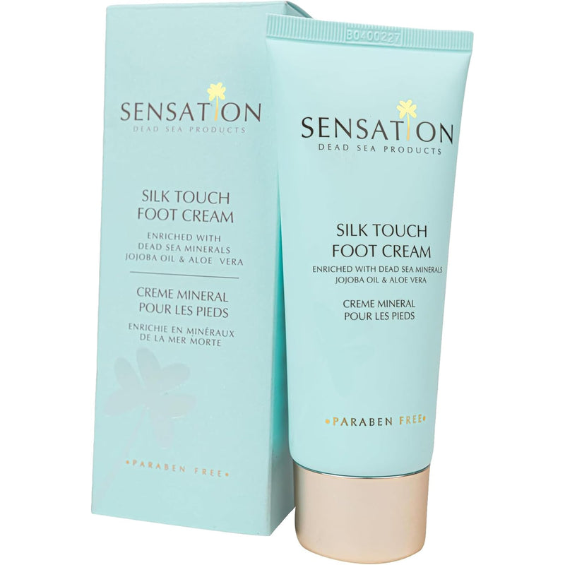 Sensation Silk Foot Cream with Natural Dead Sea Salts
