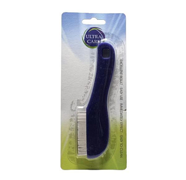 Ultra Care Double Row Fine-Toothed Comb Long Pin Design 1406