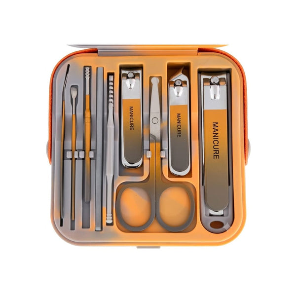 Colier 9-in-1 Nail Care Kit Stainless Steel Tools with Storage Case