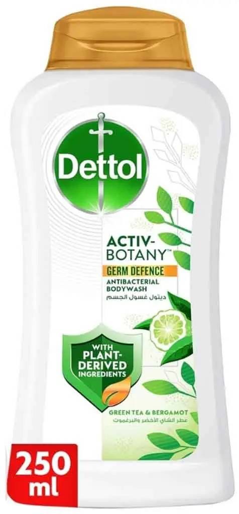 Dettol Shower Gel Green Tea and Bergamot Refreshing Body Wash 250 ml