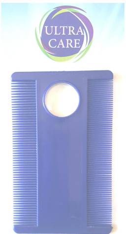 Ultra Care Long Teeth Nit-Removal Comb Double-Sided Fine-Tooth Hair Comb 1 Pc