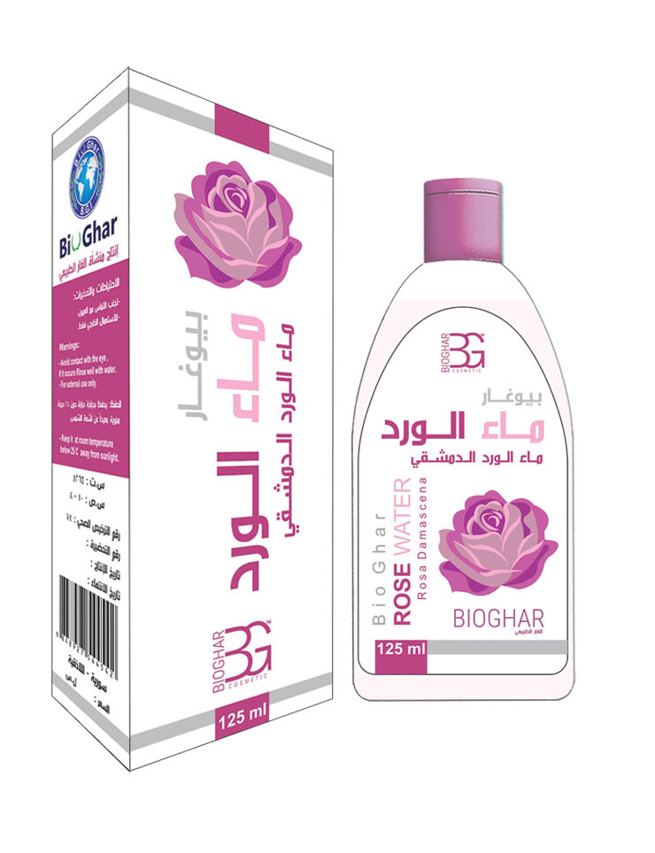Bioghar Rose Water Facial Toner and Mist Rosa Damascena 125 ml