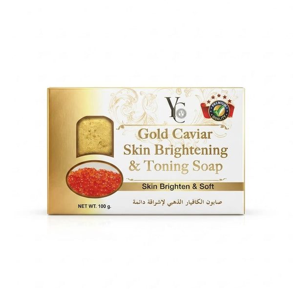 YC Brightening Soap with Golden Caviar and Gold Extract, 100g