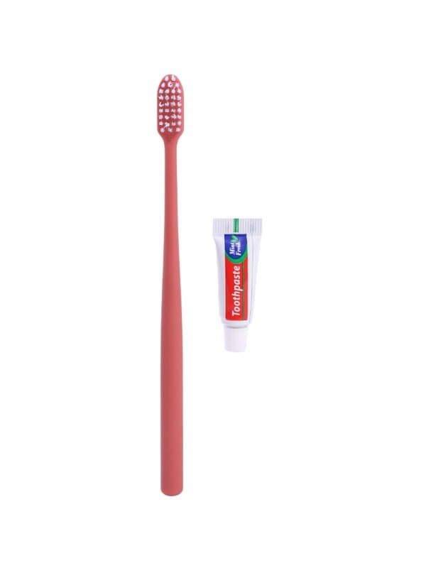 Solo Go Travel Toothbrush and Toothpaste Set, Lightweight Oral Care Kit