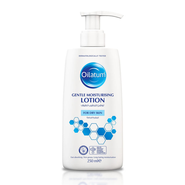 Oilatum Gentle Moisturising Lotion Cream Ceramides Pro-Vitamin B5 Glycerine 250 ml