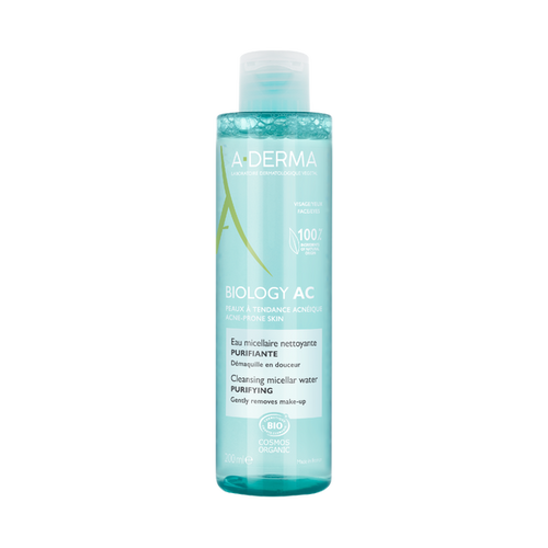 A-Derma Phys-AC Micellar Water Liquid Makeup Remover for Face and Eyes 200 ml