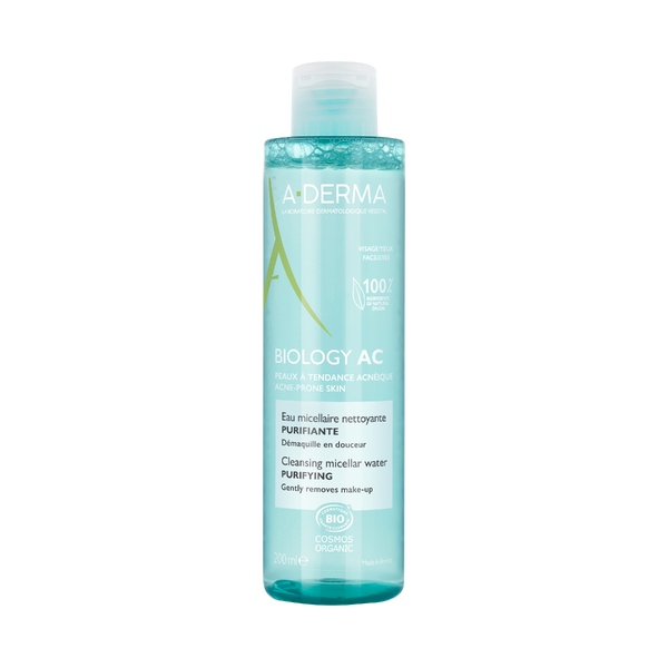 A-Derma Phys-AC Micellar Water Liquid Makeup Remover for Face and Eyes 200 ml