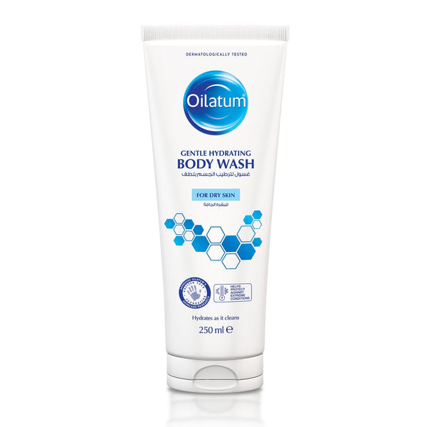 Oilatum Gentle Hydrating Body Wash Cream with Ceramides, Pro-Vitamin B5 & Glycerin 250 ml