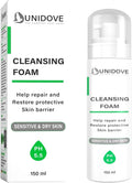 UniDove Foaming Face Wash Gentle Cleanser Hydrating Formula Sensitive Dry Skin 150ml
