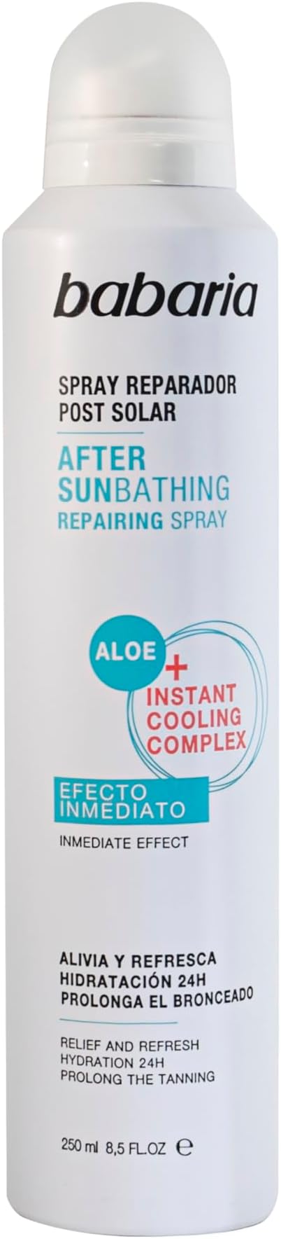 Babaria After Sunbathing Repairing Spray with Aloe Vera, 250ml