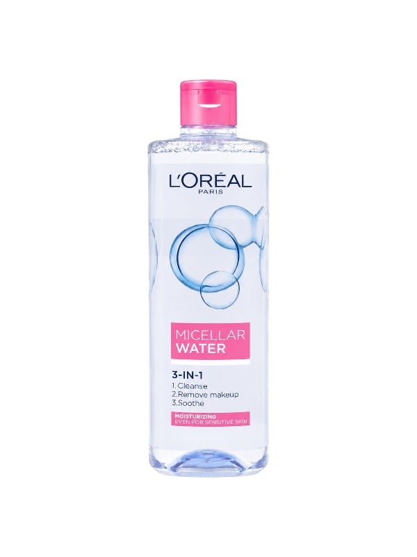 L'Oreal Paris Fleur Micellar Water Makeup Remover, French Rose Extract, All Skin Types, 400ml