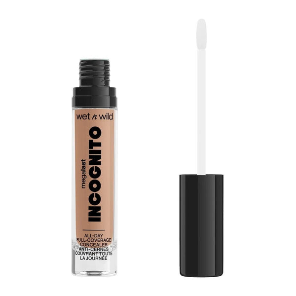 wet n wild MegaLast Incognito Concealer Liquid Soft Matte Buildable Coverage Light Honey 5.5ml