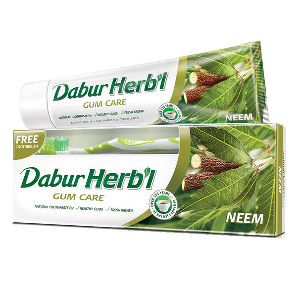 Dabur Herbal Neem Toothpaste with Toothbrush