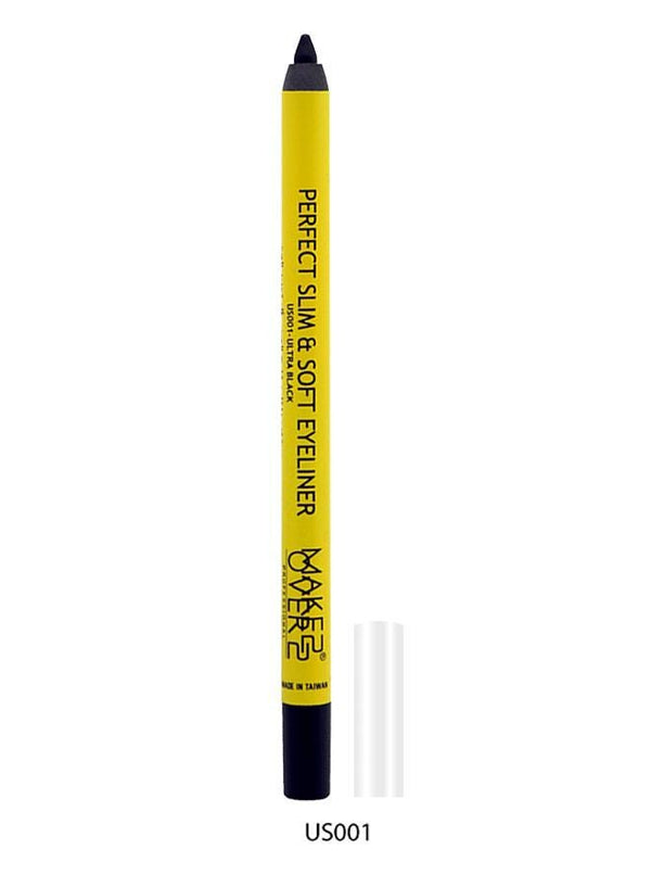 Makeover22 Slim Eyeliner Waterproof Ultra Black Soft Formula