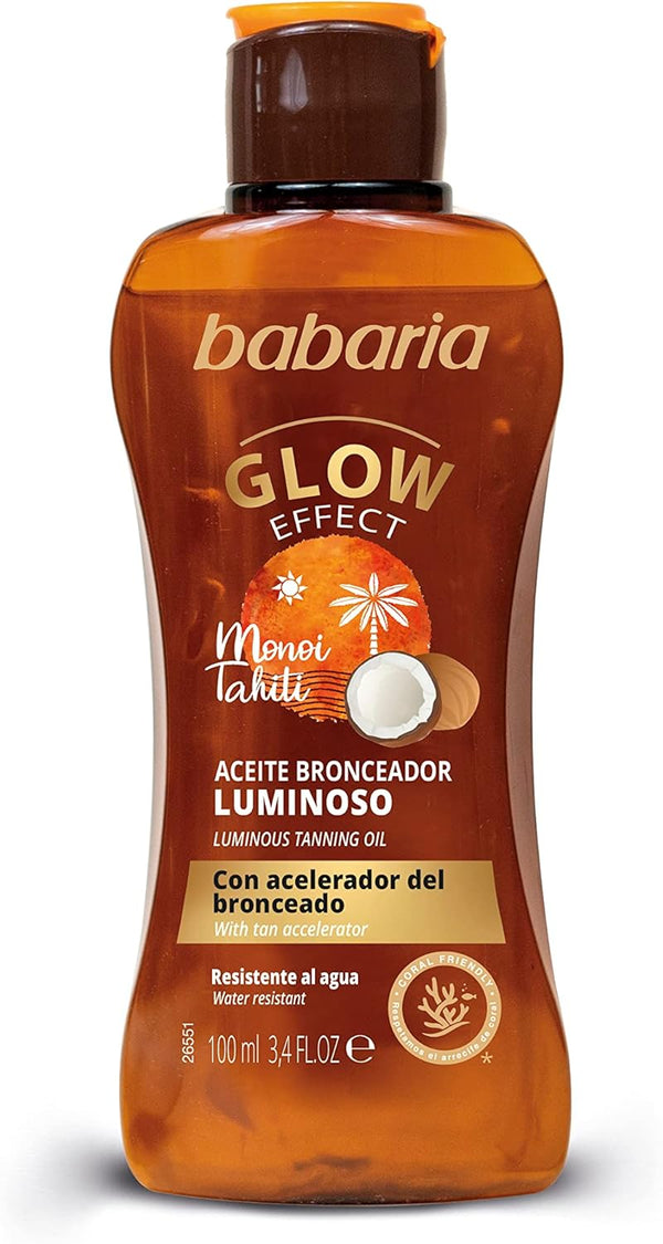 Babaria Luminous Tanning Oil with Vitamin E, 100ml