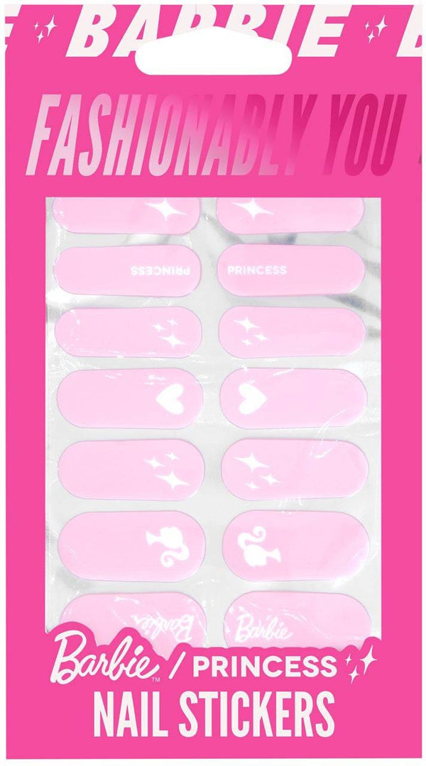 You Are The Princess Barbie Rose Nail Stickers 9 x 12.5 cm